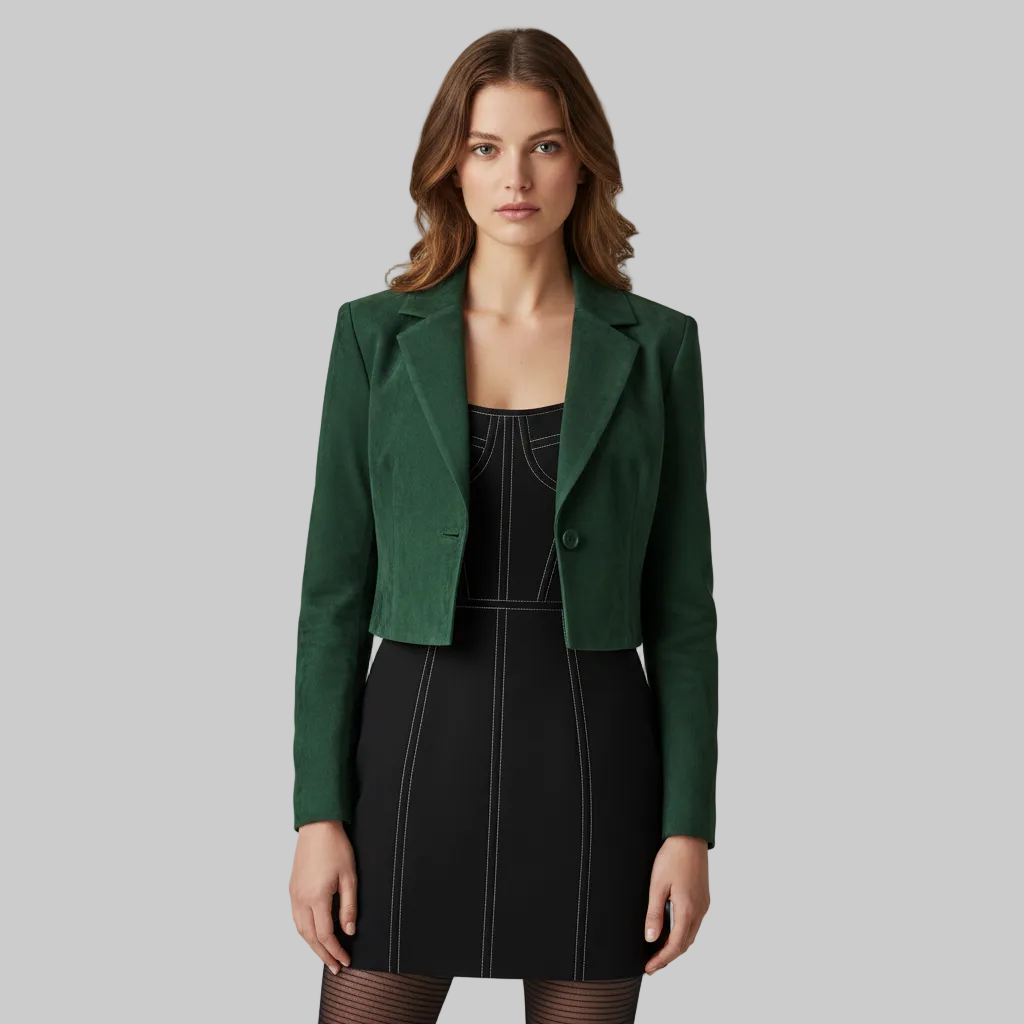 Women's Tailored Cropped Blazer