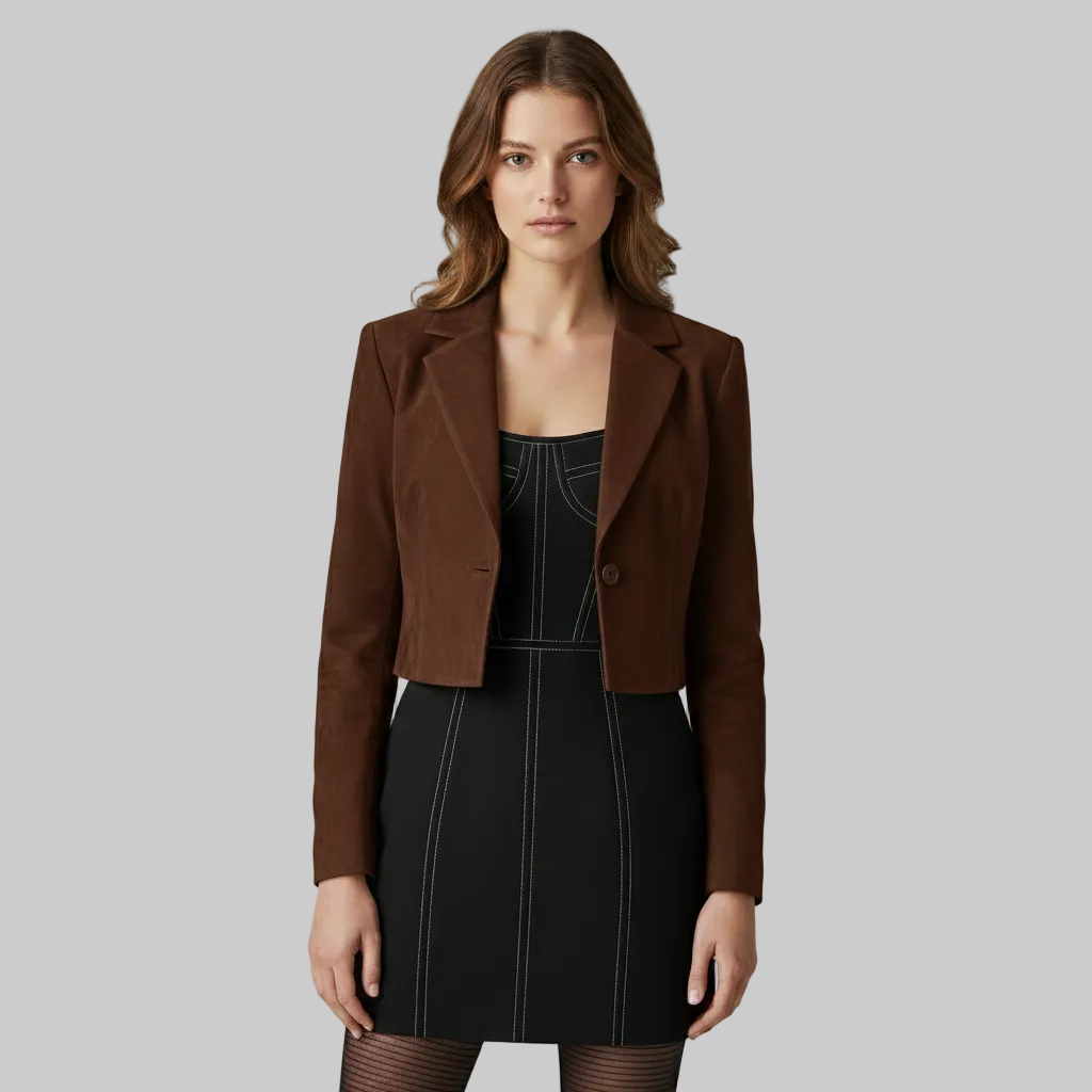 Women's Tailored Cropped Blazer