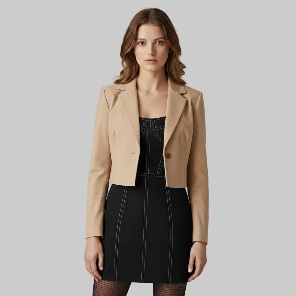 Women's Tailored Cropped Blazer