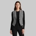 Women's Sleeveless Blazer Waistcoat