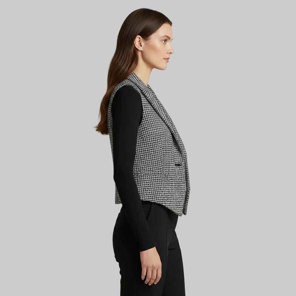 Women's Sleeveless Blazer Waistcoat