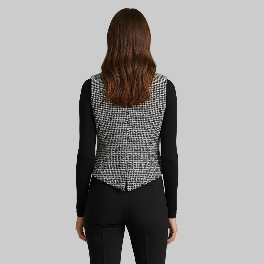 Women's Sleeveless Blazer Waistcoat