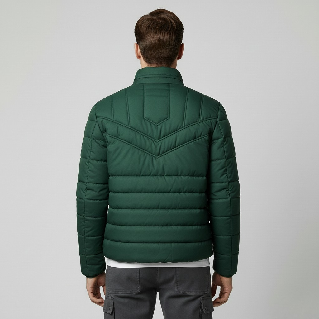 Men's Puffer Moto Jacket