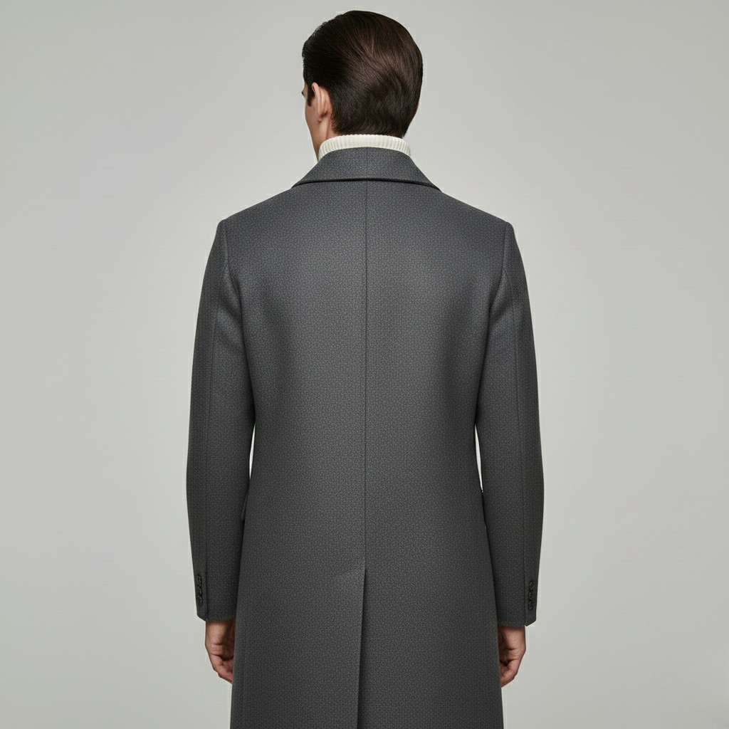 Men's Wool Blend Overcoat